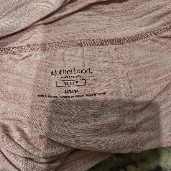 Motherhood Maternity Medium Pink Maternity Sleepwear Shorts - Picture 2 of 3